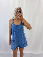 Load image into Gallery viewer, Doing The Most Romper BLUE
