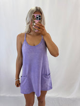 Load image into Gallery viewer, Doing The Most Romper LAVENDER
