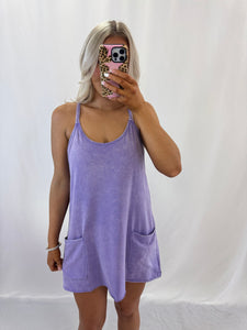 Doing The Most Romper LAVENDER