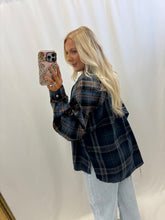 Load image into Gallery viewer, Plaid and Thankful Flannel Shacket
