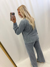 Load image into Gallery viewer, Cozy After Seconds SET (pullover + pants) BLUE
