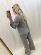 Load image into Gallery viewer, Cozy After Seconds SET (pullover + pants) CHARCOAL
