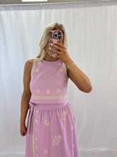 Load image into Gallery viewer, Seaside Pink SET (top + skirt)💖 1 small left
