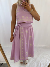 Load image into Gallery viewer, Seaside Pink SET (top + skirt)💖 1 small left
