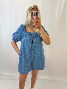 Dreaming Of Bows Romper