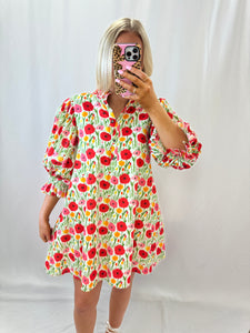 Vibrant Blooms Dress💖 1 medium left