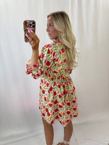 Vibrant Blooms Dress💖 1 medium left