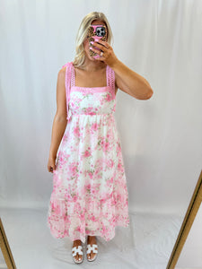 Blooming Lace Dress PINK