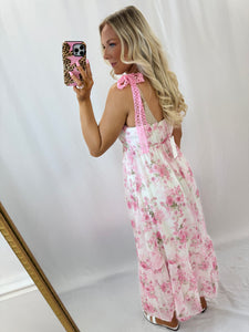 Blooming Lace Dress PINK