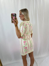 Load image into Gallery viewer, Floral Sweater SET (top + skirt)
