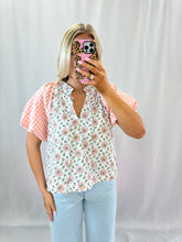 Load image into Gallery viewer, Gingham Glam Blouse💖 1 small &amp; 1 large left
