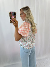 Load image into Gallery viewer, Gingham Glam Blouse💖 1 small &amp; 1 large left
