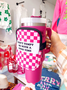 Don't Tempt Me Cup Backpack