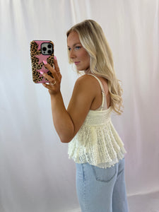 Lace Luxe Top💖 1 medium & 2 larges left