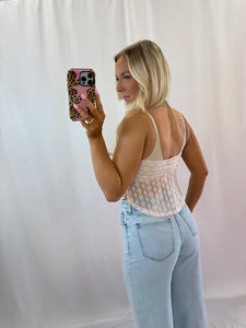 Lace On My Heart Top💖 1 small & 1 large left