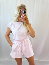Load image into Gallery viewer, Girl On The Go Romper PINK RESTOCK
