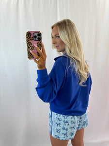 Endless Blue Quarter Zip