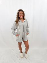 Load image into Gallery viewer, Try To Keep Up Hooded Romper
