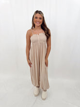 Load image into Gallery viewer, Fan Favorite Jumpsuit TAN
