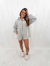 Load image into Gallery viewer, Try To Keep Up Hooded Romper
