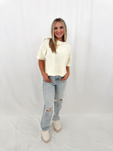 Load image into Gallery viewer, On The Daily Washed Tee CREAM

